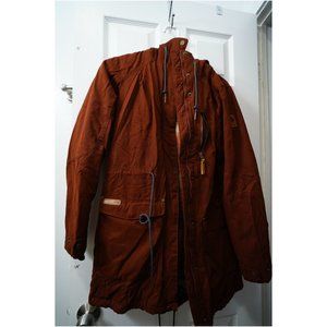 Columbia womens long canvas coat